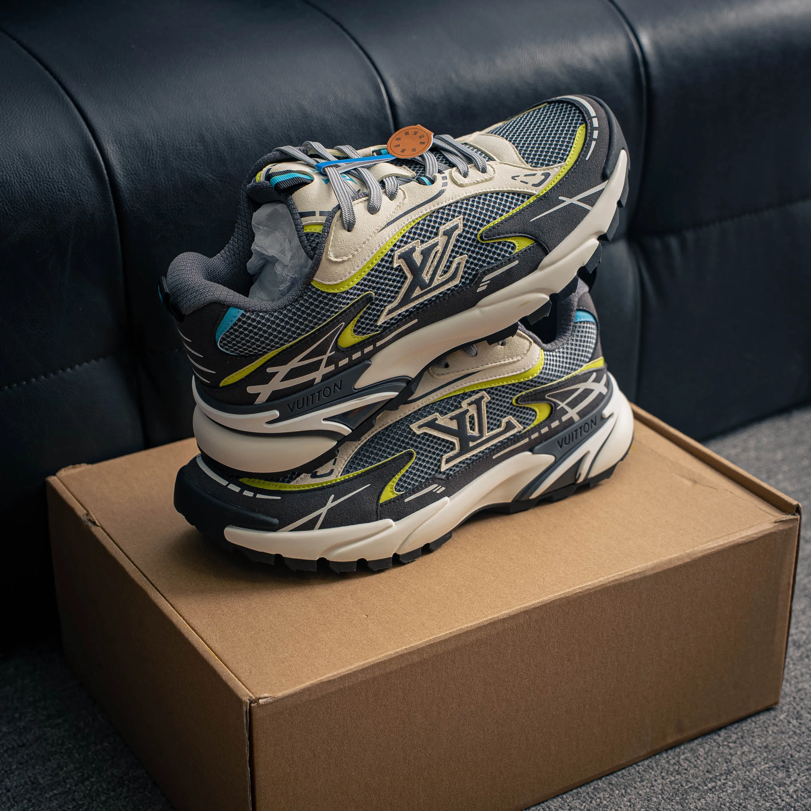 # Lv Tatic Runner Tatic Runner Series Platform Sole Chunky Sneakers， Retro Shoes ， 。Shoes ， "VUITTON